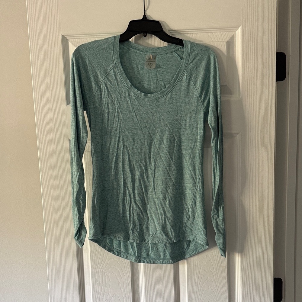 CALIA by Carrie Underwood Aqua Long Sleeve Tee